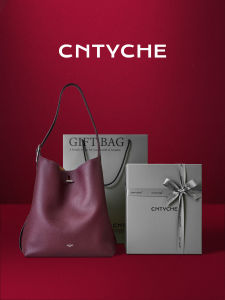 HOBO Underarm Bucket Bag Wedding Engagement Anniversary Gift for Bride And Best Friend Soft Leather British Style Ladies Bag