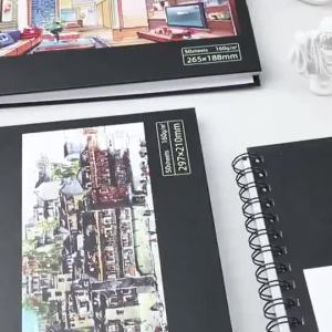 50/60 Sheets Graffiti Sketch Book Mark pen special drawing book School Stationery Buku lakaran 素描绘画本