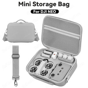 Storage Bag for DJI NEO Integrated Carrying Case Handbag Travel PU Suitcase with Shoulder Strap Drone RC-N3 Accessories