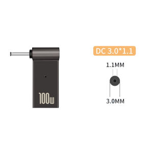PD 100W Laptop Power Charger Supply Adapter Connector USB Type-C Female to DC Male Jack Plug Converter for Acer Samsung Lenovo
