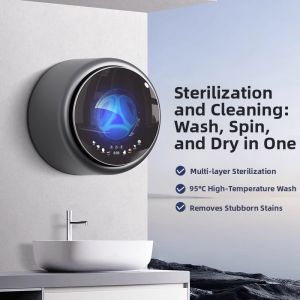 WANMI | Wall-Mounted Mini Dual-Tub Laundry Machine