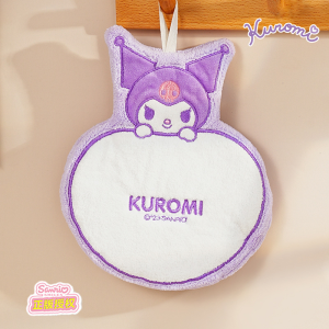 Sanrio Series Cinnamoroll Absorbent Quick-Dry Cute Cartoon Coral Fleece Hand Towel Non-Shedding Household Kitchen Towel