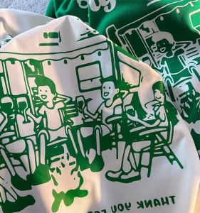 เสื้อยืดแขนสั้นผู้หญิงสไตล์อเมริกัน Pure Cotton Summer Loose Design Sensation Small Audience Couples Half Sleeve Trendy Top