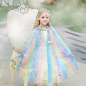 Childrens Elsa Anna Themed Cape