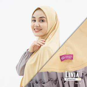 Livia M By Arafah Hijab|bergo no Pet| hijab Instan| hijab Jersey adem nyaman di pakai