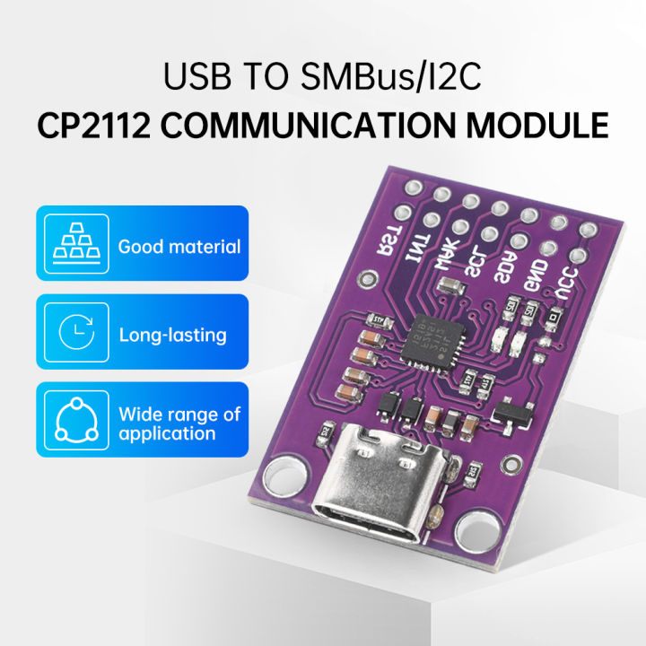 USB to SMBus/I2C Communication Module CP2112 Module CCS811 Debug Board ...