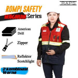 Rompi Safety-Rompi Proyek-Rompi HSE-Rompi Lapangan-Rompi Dinas