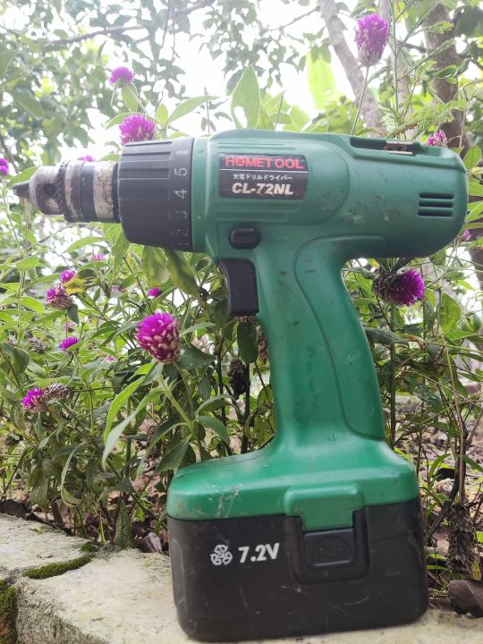 Thanh lý  máy khoan PIN bãi, 7.2v, máy hoạt động OK ,sản phẩm bao gồm thân máy và vỏ PIN