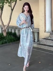 French Design Stylish Chiffon Dress