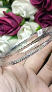 (Certificate) Premium Quality Clear Quartz White Quartz Crystal Bangle 59mm +-(附证书)极品天然白水晶手镯天然无优化超冰透 59mm+-