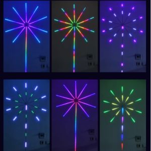 Abenkle 180 LED Firework Lights: Smart & Waterproof Outdoor Decorations