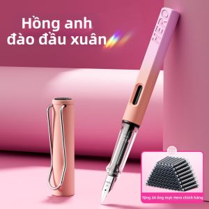 HERO | Bút Máy Nạp Mực Không Tràn Không Bị Mờ Dành Cho Học Sinh Lớp 3