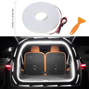 KEVANLY | Automatic Led Trunk Light 4M Automatic Sensor Car Trunk Light Strip with Dynamic Flowing Illumination for Universal Fit Easy 12V