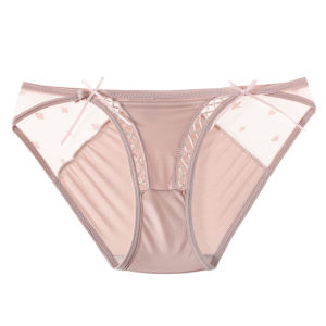 CINOON Eo Thấp Quần Lót Ren Nữ Thoáng Khí Chữ G Quần Lót Ice Silk Quần Lót Thoải Mái Gợi Cảm Thân Mật Hình Ngón