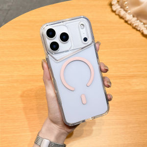 Transparent Magnetic Phone Case Silicone For iPhone 17 Pro Max 17 16 15 13 12 11 15 Plus 14 12 Pro Cover Funda Wireless Charging