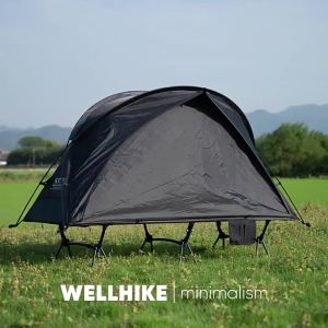 WELLHIKE SWS Outdoor Single All-Season Floating Cot Tent Lightweight Camping Solo Hiking Camping Bed Sleeping Mat