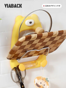 Kitchen Pot Lid Holder Wall Mounted Multi-layer Drainable Cutting Board Storage Rack ness Instantly Wall Hanging Shelf