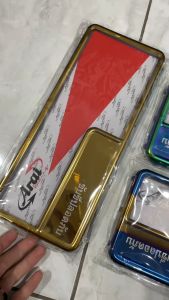 Cover Bingkai Plat Nomor ARAI & Dudukan Plat Nomor Stainless