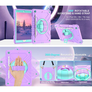 สำหรับแท็ปซัมซุง A9 Plus เคส2023ขนาด11นิ้วพร้อมที่จับเคสไอแพดแบบตั้งได้360 ° สายคล้องมือ Tali Bahu ป้องกันการกระแทกเคสสำหรับ Galaxy แถบ A9 + เคสแท็บ A9เคส8.7เคสแท็บ A8 10.5เคสแท็บ A7เคสบาง8.7