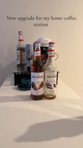 Monin Tiramisu Syrup 700mL – Vegan Italian Coffee Cocoa Flavored Syrup for Lattes Frappes & Cocktails