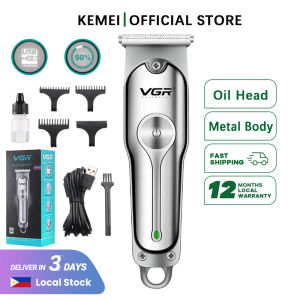 Kemei V-071 Hair Clipper T-Blade Hair Clipper Electric Beard Trimmer Cordless Wireless Rechargeable Shaving Machine For Men