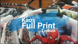 Kaos Distro Sablon Full Print SB358 Pria Oblong Baju Atasan Lengan Pendek Dewasa