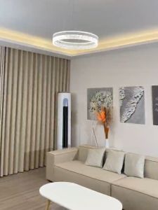 Lampu Gantung Ruang Tamu Dapat Dikendalikan dari Jarak Jauh Lampu Gantung LED Rumah Lampu Hias Kamar Tidur 3 Warna Nordic