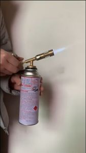 Đèn khò gas 1300 độ bằng đồng nguyên khối độ bền cao - đèn khò ga mini - khò lửa mini