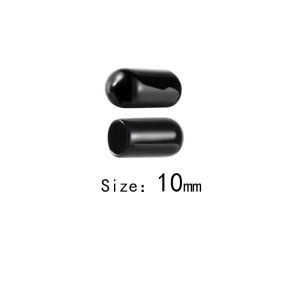 10-50pcs Threaded End Caps 3-25mm PVC Rubber Pipe Cap Screw Protector for Plastic Tube Steel Hub Push-in Plug