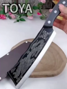 Pisau Ukir Naga Jepang / pisau dapur pemotong tulang / pisau tulang ukir naga