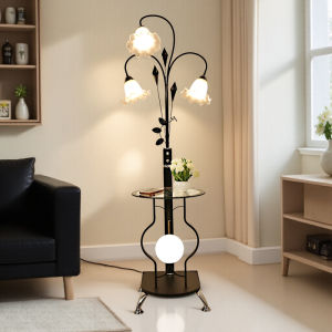 Modern Minimalist Sofa Edge Floor Lamp Living Room New Chinese Style Internet Hot Anchor Bedroom Bedside Lamp Tea Table Decoration Table Lamp