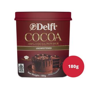 Delfi Unsweeted Natural Cocoa Powder 180g [Halal]🍫Perfect for Baking🔥