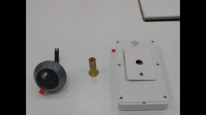 [Clearance Sales] ALCOM Peep-Hole Viewer ADB-M280 Wireless 2.4 Inches Color Video Door Bell