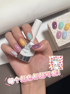 GAOY 11ML Neverland Series Dreamy Glossy Jelly Juice Color Nail Gel Long-lasting UV Nail Gel戈雅梦幻岛系列梦幻水光果汁彩色指甲油