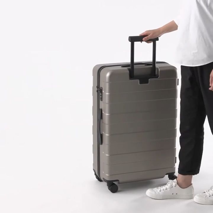 MUJI Free Adjustable Handle Hard CarryOn Suitcase (36L) Lazada