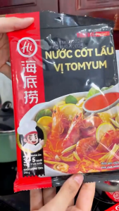 Gia Vị Nước Cốt Lẩu Haidilao – 6 Vị Hot: Cà Chua Nấm Trường Thọ Tomyum Bò Cay Mala