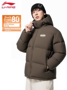 Li-Ning | Áo Khoác Bông Nam Cổ Ngắn Chống Gió Ấm Áp