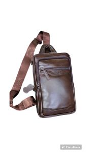 CHEER SOUL tas bodybag kulit sapi / tas bodypack kulit asli