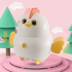 Cute Swinging Magnetic Electronic Pets Walking Chicken Toys For Girls Children Trackless Link Chicks Set Random Road Condition