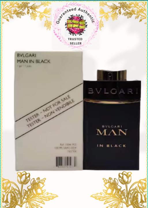 Bvlgari Man In Black EDP 100ml for Men (Tester) BNIB Perfume