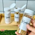 Tempat Bumbu Toples Bumbu Dapur Minimalis Aesthetic. 