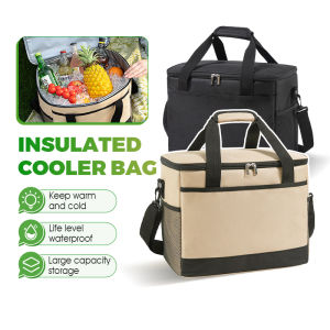 18L/30L Foldable Cooler Bag For Frozen Food Breastmilk Insulated Bag Camping Storage Box Camping Picnic Thermal Bag