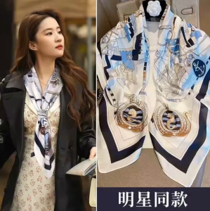 KHĂN QUÀNG CỔ KHĂN CHOÀNG LỤA VUÔNG LỚN CAO CẤP ĐA NĂNG SANG TRỌNG THANH LỊCH MÃ 17