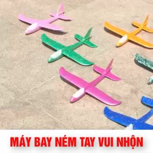 Máy Bay Xốp 48cm Đồ Chơi Ném Tay Máy Bay Có Đèn Led Toàn Thân - Đồ Chơi Trẻ Em Ngoài Trời Vận Động