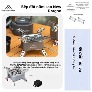 Mountainhiker | MOUNTAINHIKER 15800W 19800W Nâng Cấp Bếp Gas Di Động Dùng Cho Cắm Trại Ngoài Trời Dã Ngoại Nướng Thịt Đồ Nấu Nướng Bằng Hợp Kim Nhôm Có Thiết Bị Đánh Lửa