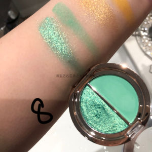 Rainbow Dual Tone Eyeshadow Palette Pearl Matte Sparkling Stage Makeup Latin Dance Eye Color Enhancement Natural Long Lasting