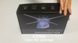 P50 เครื่องโฆษณาโฆษณาโฆษณา 3D เครื่องแสดงโลโก้ LED สำหรับร้านค้างานปาร์ตี้ เทศกาลคริสต์มาส