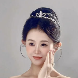 Elegant French Style Bridal Crown Princess Vibes Hairband for 18th Birthday Adult Ceremony Luxury Grandeur Hair Accessories