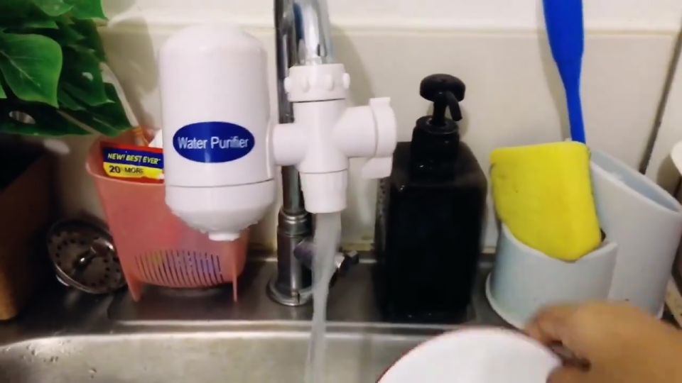 Water Purifier Ceramic Cartridge Filter Kitchen Universal Water Tap Keran Air Dapur Filter Purifier Penapis Air Replacement Element Water Filters 净水器过滤器