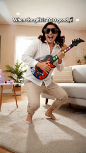 Timi Baby New Guitar with Light and Music Toy With Microphone